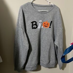 Halloween boo sweatshirt